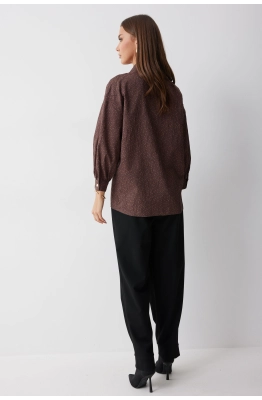 Блуза Lyushe 4217 коричневый Блуза Lyushe 4217 коричневый