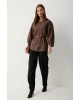 Блуза Lyushe 4217 коричневый Блуза Lyushe 4217 коричневый