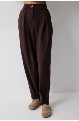 Брюки Lyushe 4218 коричневый 