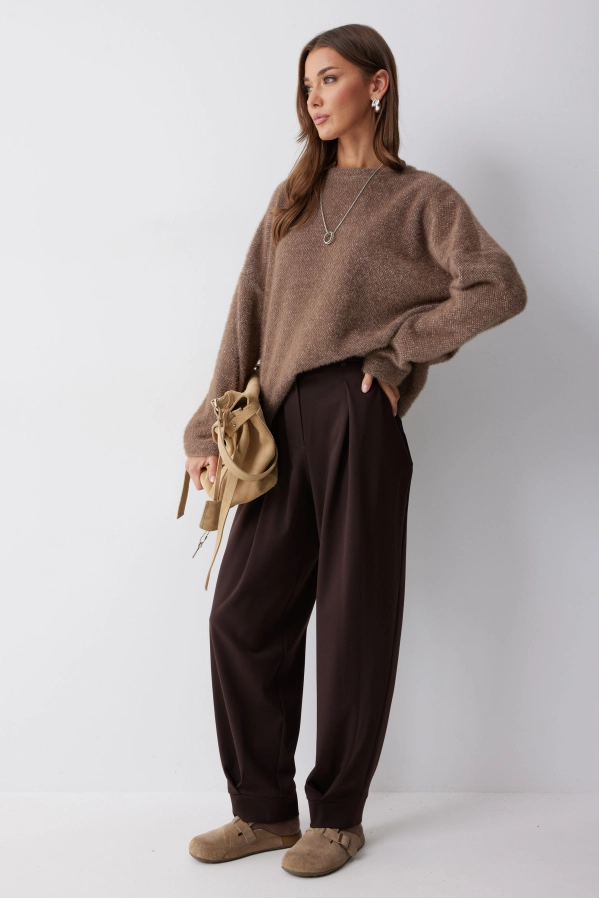 Брюки Lyushe 4218 коричневый Брюки Lyushe 4218 коричневый