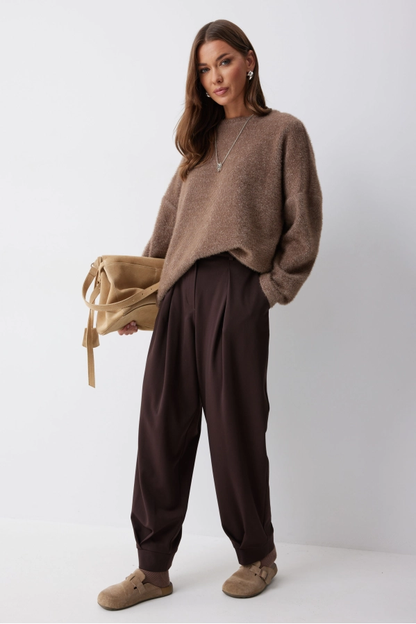 Брюки Lyushe 4218 коричневый Брюки Lyushe 4218 коричневый