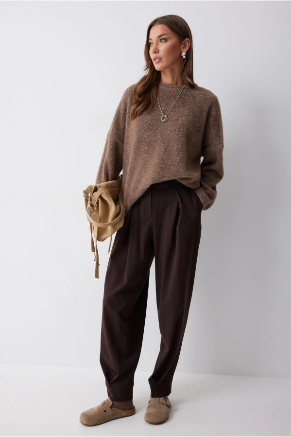 Брюки Lyushe 4218 коричневый Брюки Lyushe 4218 коричневый
