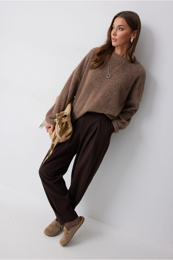 Брюки Lyushe 4218 коричневый Брюки Lyushe 4218 коричневый