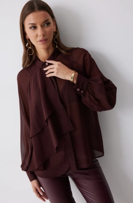 Блуза Lyushe 4221 бордо Блуза Lyushe 4221 бордо