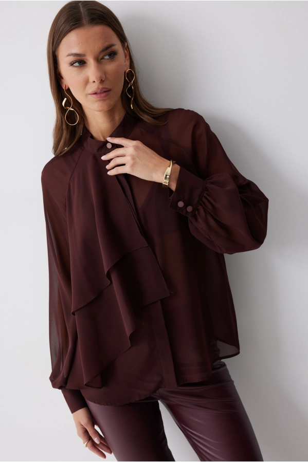 Блуза Lyushe 4221 бордо Блуза Lyushe 4221 бордо