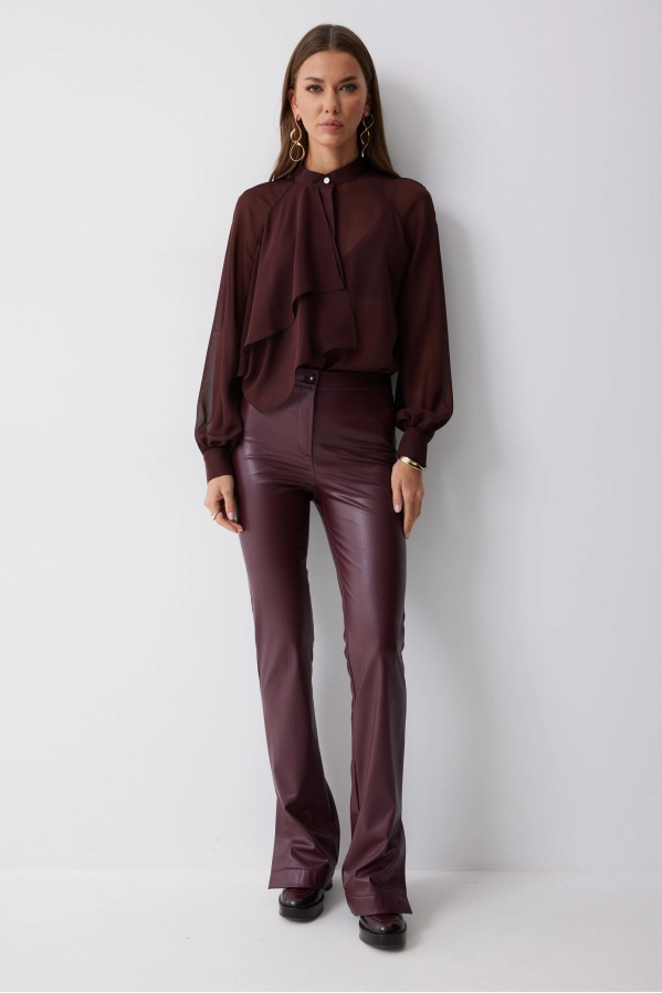 Блуза Lyushe 4221 бордо Блуза Lyushe 4221 бордо