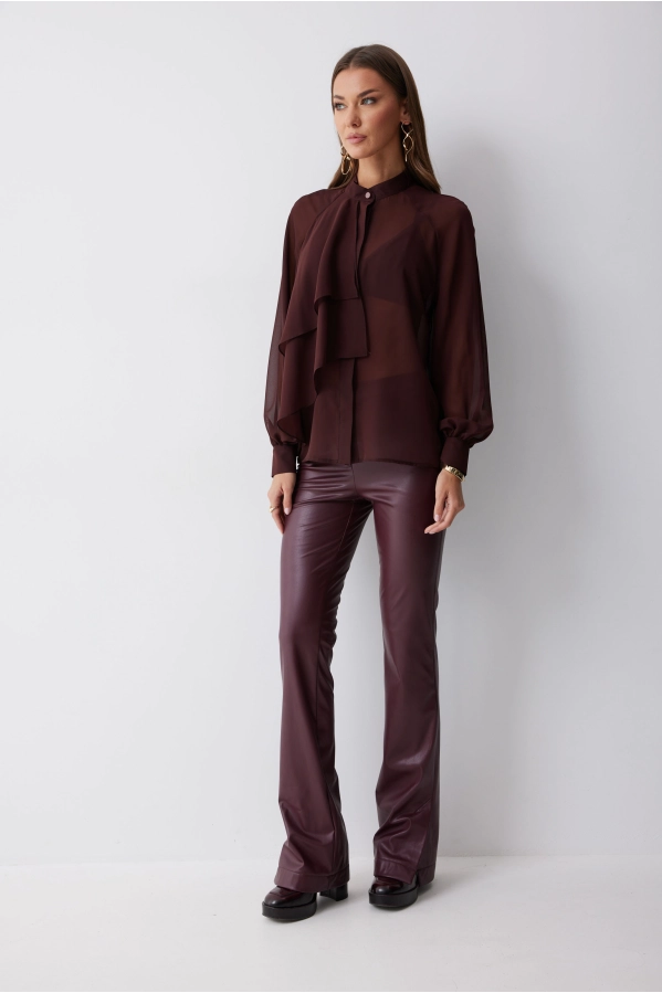Блуза Lyushe 4221 бордо Блуза Lyushe 4221 бордо