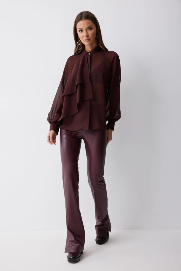 Блуза Lyushe 4221 бордо Блуза Lyushe 4221 бордо