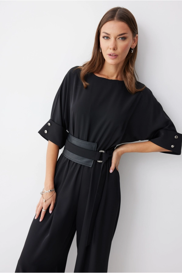 Комбинезон Lyushe 4224 черный Комбинезон Lyushe 4224 черный