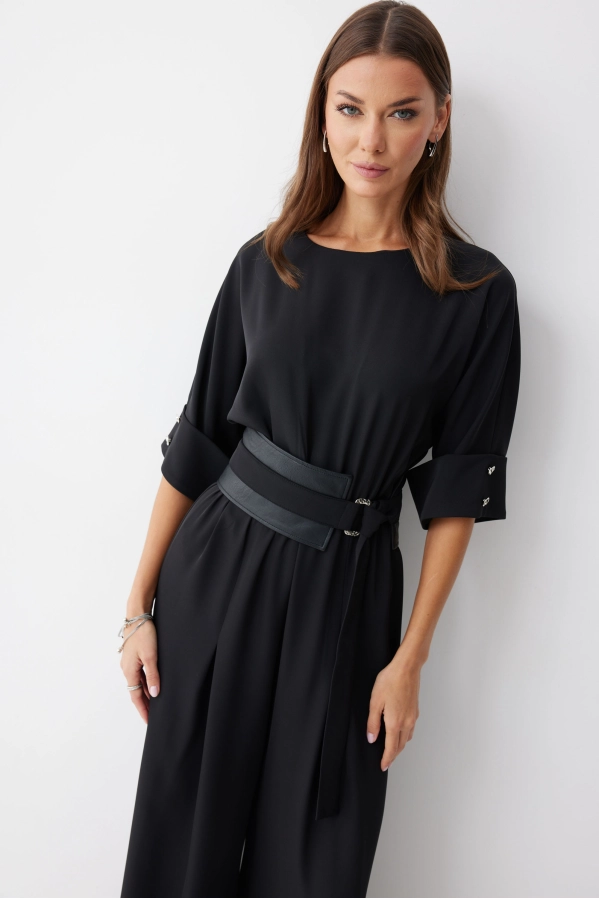 Комбинезон Lyushe 4224 черный Комбинезон Lyushe 4224 черный