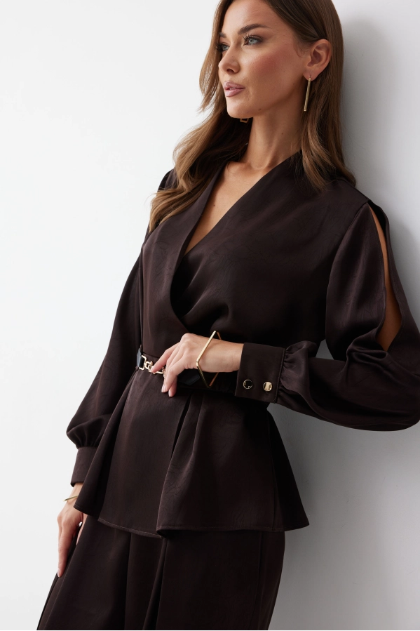 Костюм Lyushe 4227 коричневый Костюм Lyushe 4227 коричневый