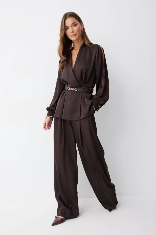 Костюм Lyushe 4227 коричневый Костюм Lyushe 4227 коричневый