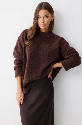 Джемпер Lyushe 4231 коричневый Джемпер Lyushe 4231 коричневый