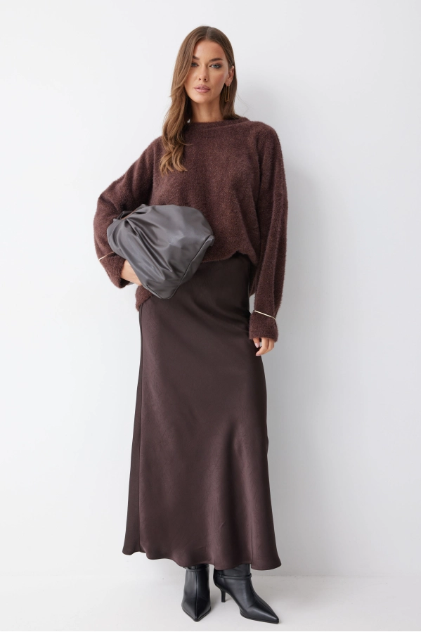 Джемпер Lyushe 4231 коричневый Джемпер Lyushe 4231 коричневый
