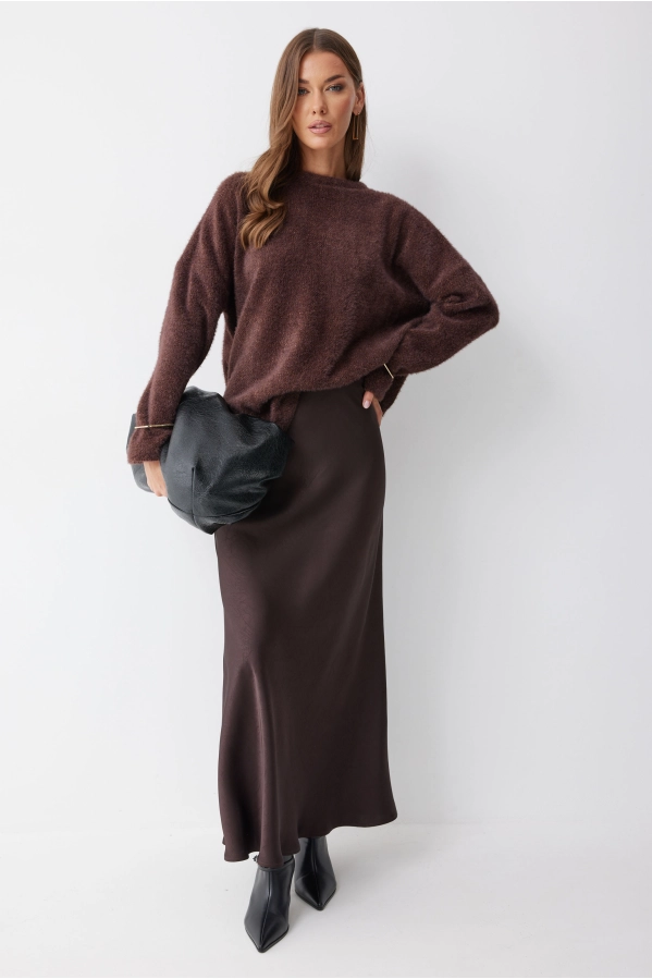 Джемпер Lyushe 4231 коричневый Джемпер Lyushe 4231 коричневый