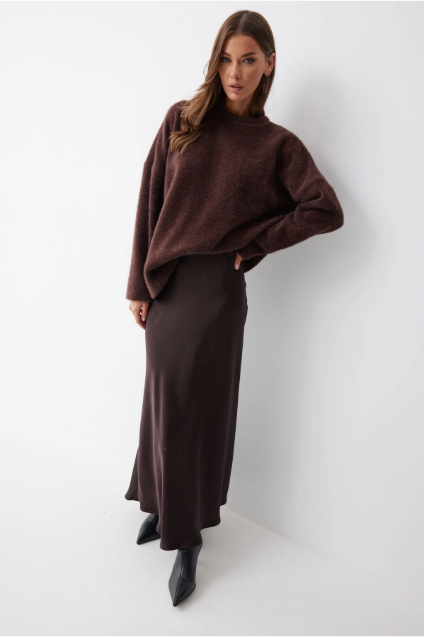 Джемпер Lyushe 4231 коричневый Джемпер Lyushe 4231 коричневый