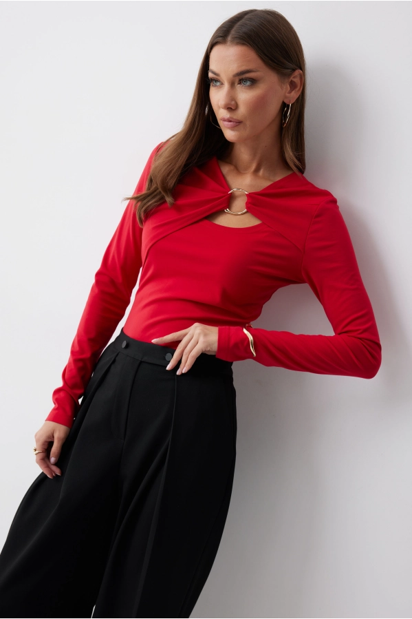 Джемпер Lyushe 4232 красный Джемпер Lyushe 4232 красный