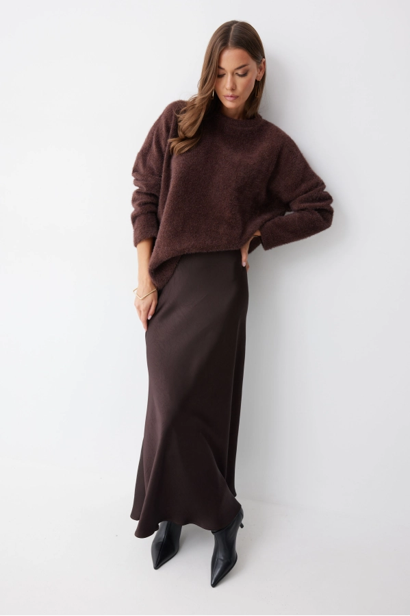 Юбка Lyushe 4238 коричневый Юбка Lyushe 4238 коричневый