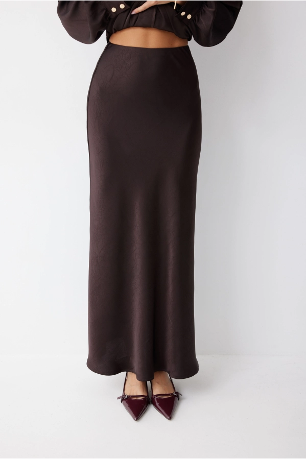 Юбка Lyushe 4238 коричневый Юбка Lyushe 4238 коричневый