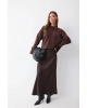 Юбка Lyushe 4238 коричневый Юбка Lyushe 4238 коричневый