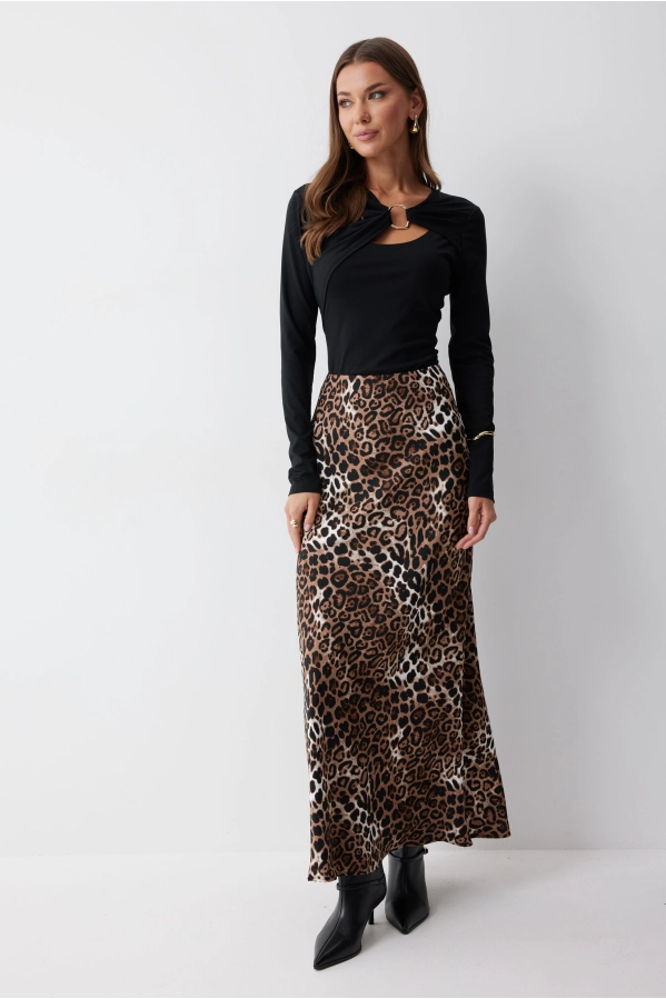 Юбка Lyushe 4238 леопард Юбка Lyushe 4238 леопард