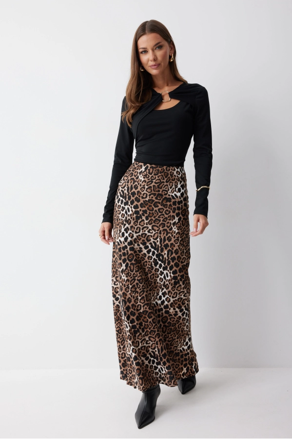 Юбка Lyushe 4238 леопард Юбка Lyushe 4238 леопард