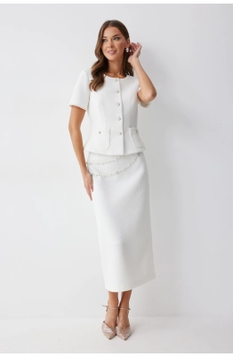 Костюм Lyushe 4241 молоко 