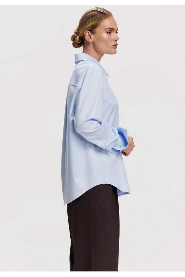 Блуза DEVITA 6055 голубой Блуза DEVITA 6055 голубой