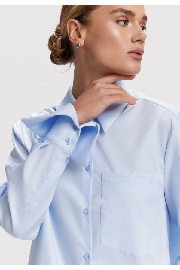 Блуза DEVITA 6055 голубой Блуза DEVITA 6055 голубой