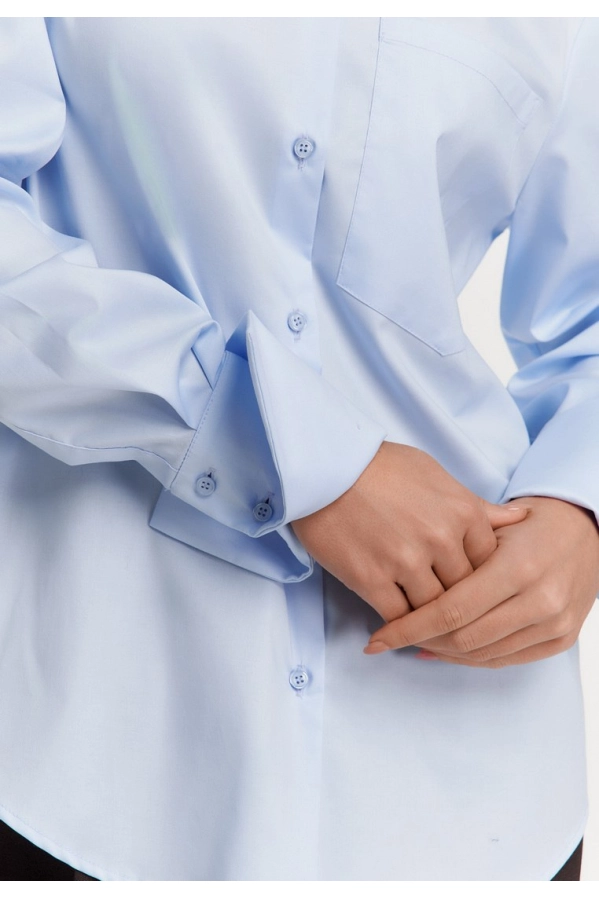 Блуза DEVITA 6055 голубой Блуза DEVITA 6055 голубой