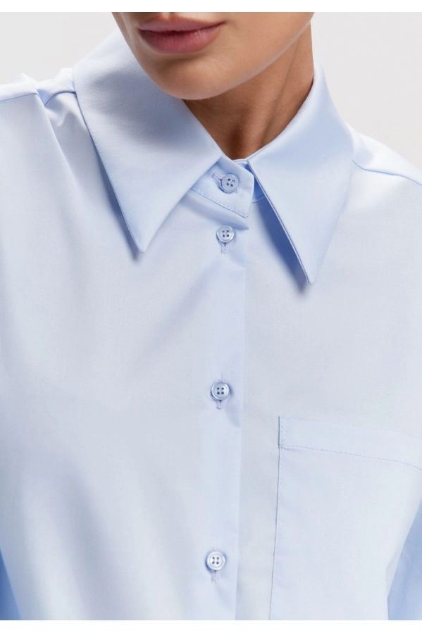 Блуза DEVITA 6055 голубой Блуза DEVITA 6055 голубой