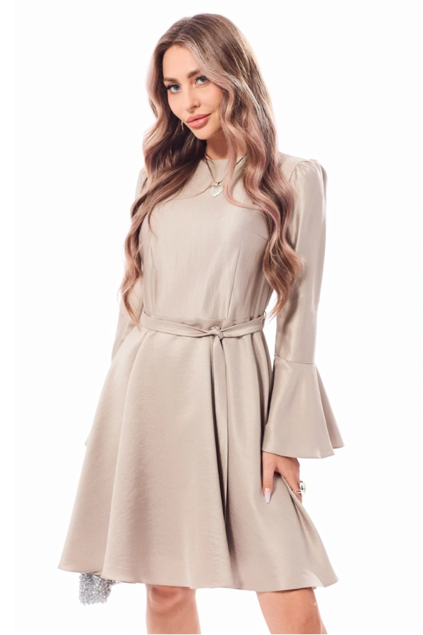 Платье Golden Valley 44276 бежевый Платье Golden Valley 44276 бежевый