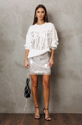 Юбка Buter 3239 серебряный 