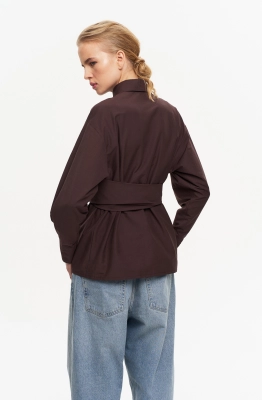 Рубашка THE VERY 2436 горький шоколад 