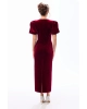 Платье Golden Valley 44257 бордовый Платье Golden Valley 44257 бордовый