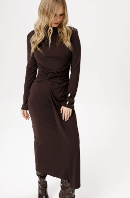 Платье PiRS 6240 коричневый 