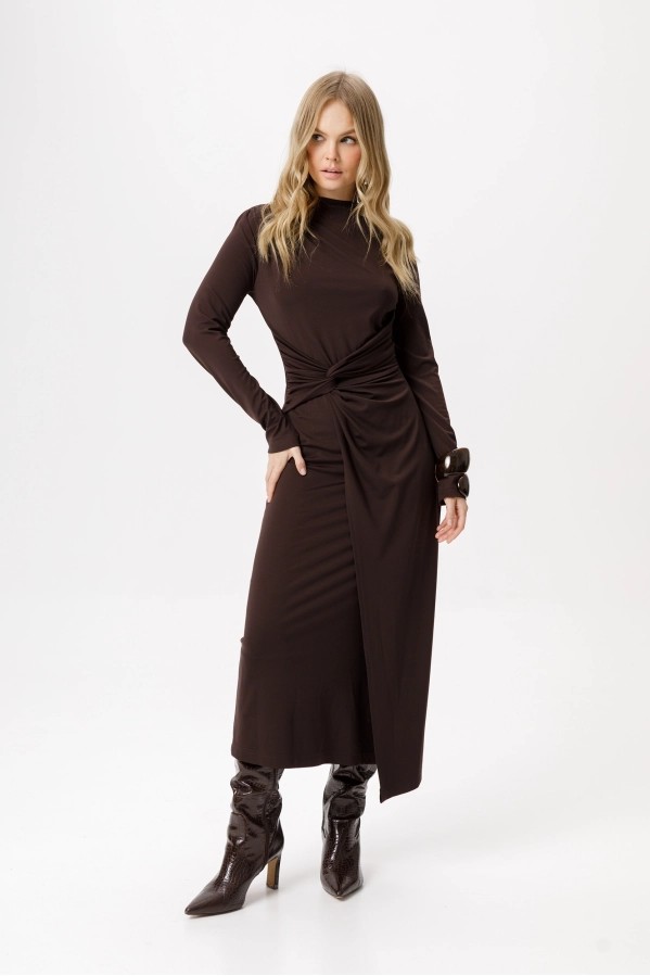 Платье PiRS 6240 коричневый