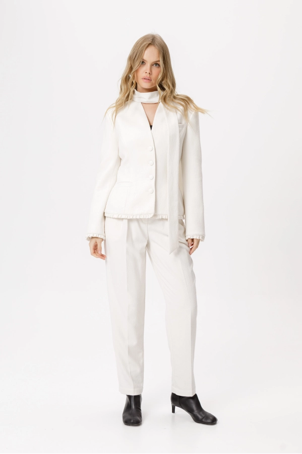 Брюки PiRS 6338 айвори букле