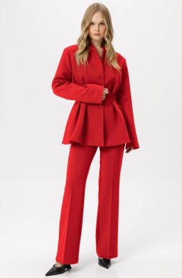 Брюки PiRS 6343 красный 