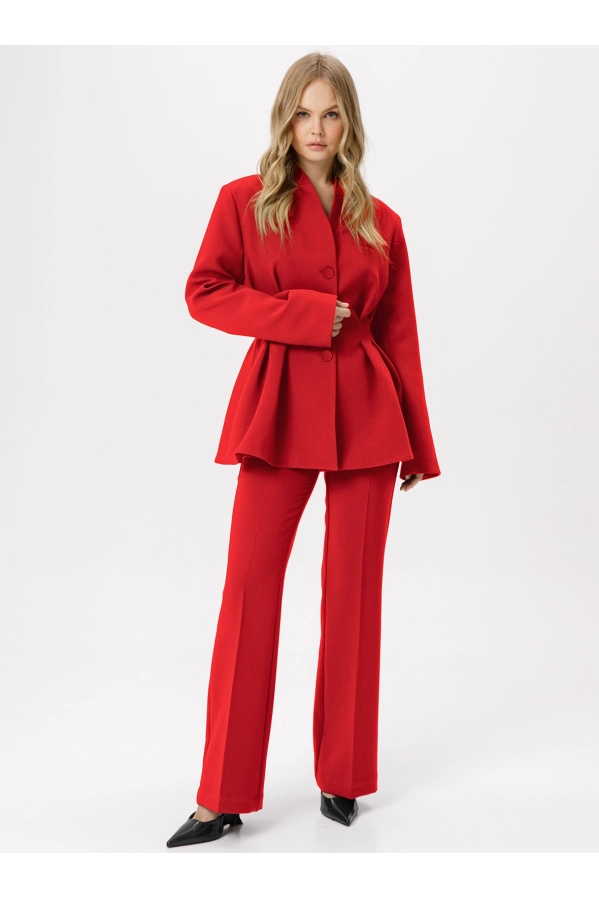 Брюки PiRS 6343 красный