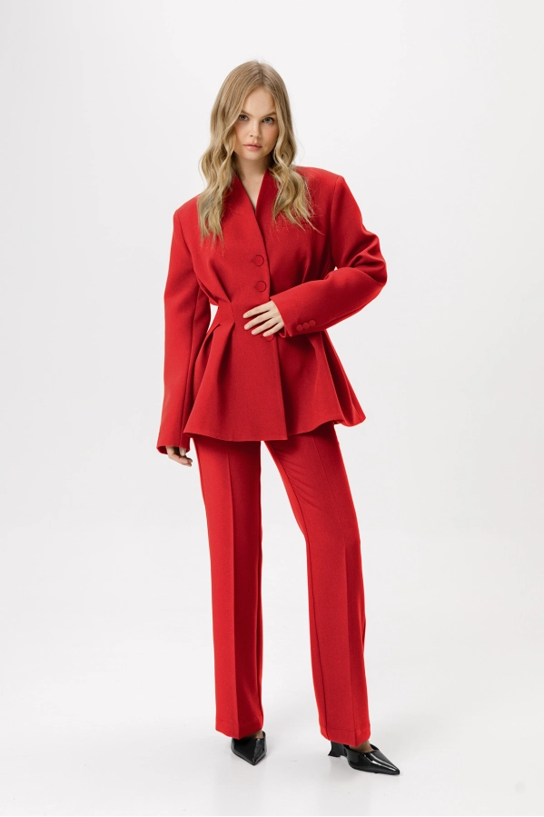 Брюки PiRS 6343 красный