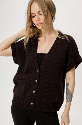 Жилет PiRS 6345 горький шоколад 