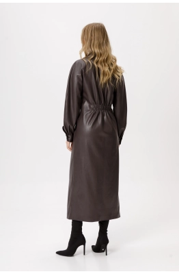 Платье PiRS 6348 коричневый 