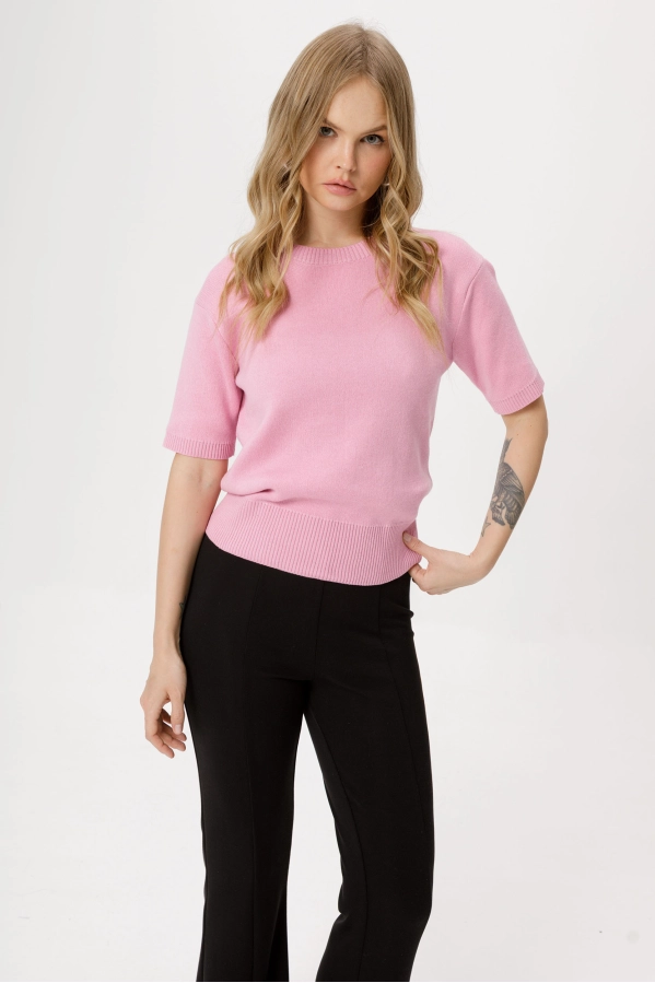 Джемпер PiRS 6352 розовый