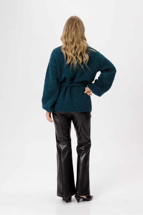 Кардиган PiRS 6360 изумрудный