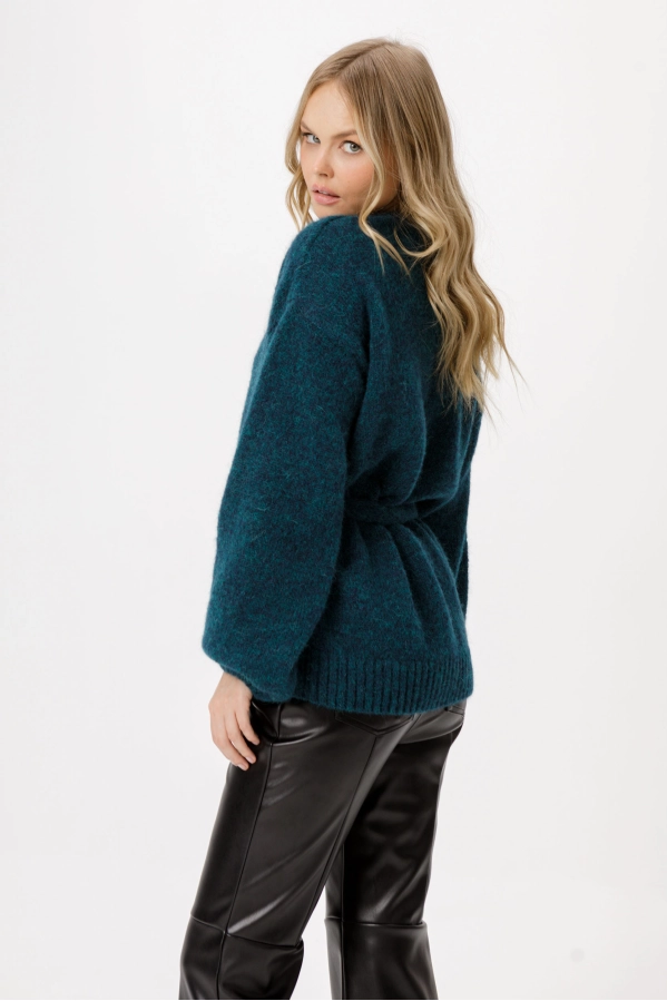 Кардиган PiRS 6360 изумрудный