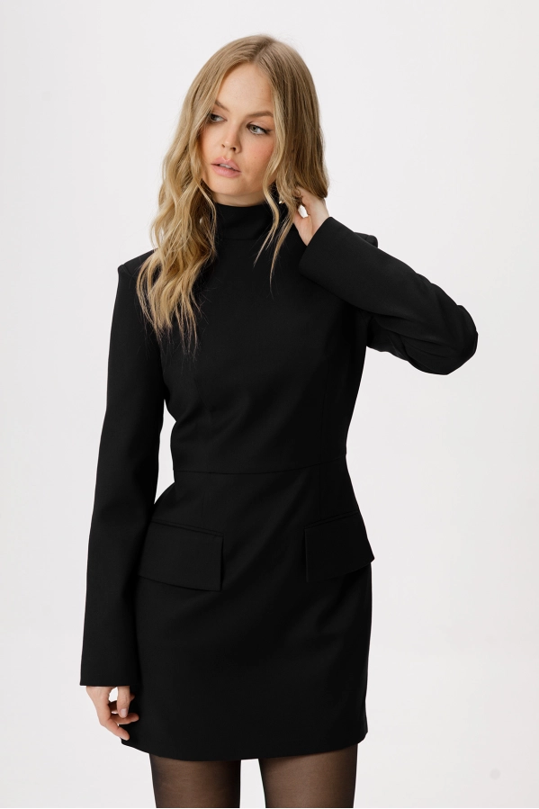 Платье PiRS 6361 черный Платье PiRS 6361 черный