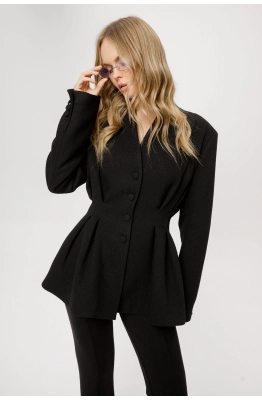 Жакет PiRS 6362 черный букле 