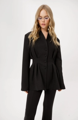 Жакет PiRS 6362 черный букле Жакет PiRS 6362 черный букле