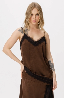 Топ PiRS 6364 коричневый 